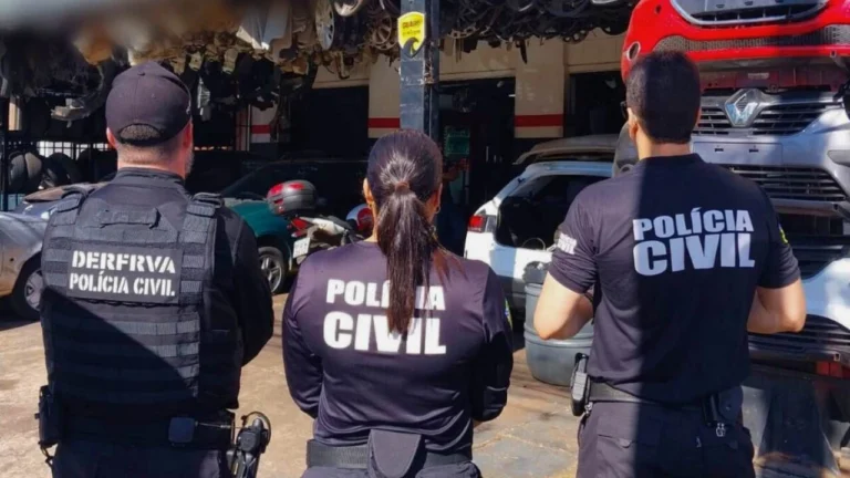 Operação Policial Desmantela Rede de Receptação e Comércio Ilegal de Peças Veiculares